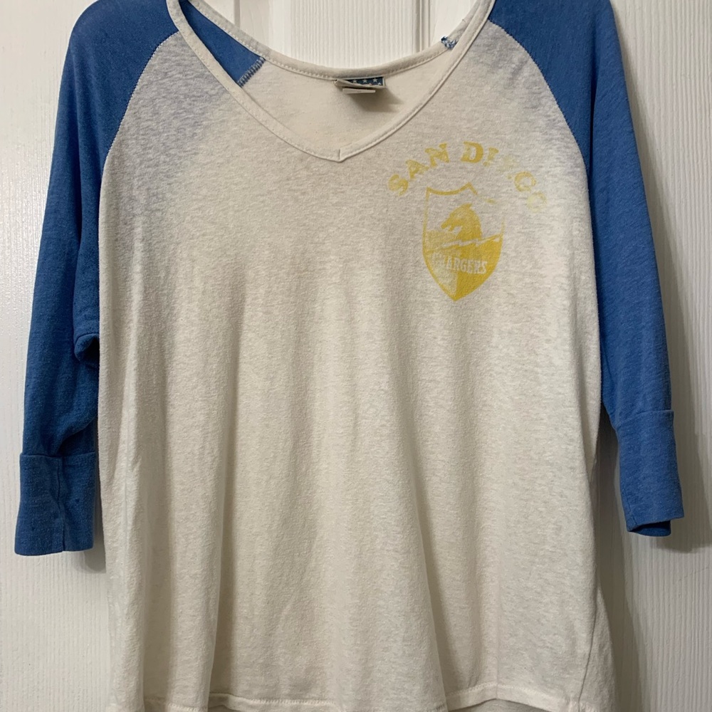 Vintage San Diego Chargers Raglan by Junkfood